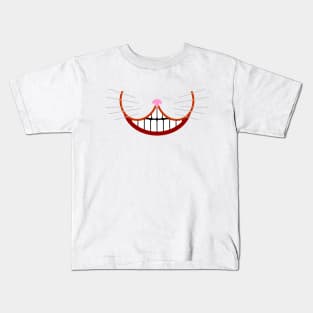 smiley cat face mask - not yellow Kids T-Shirt